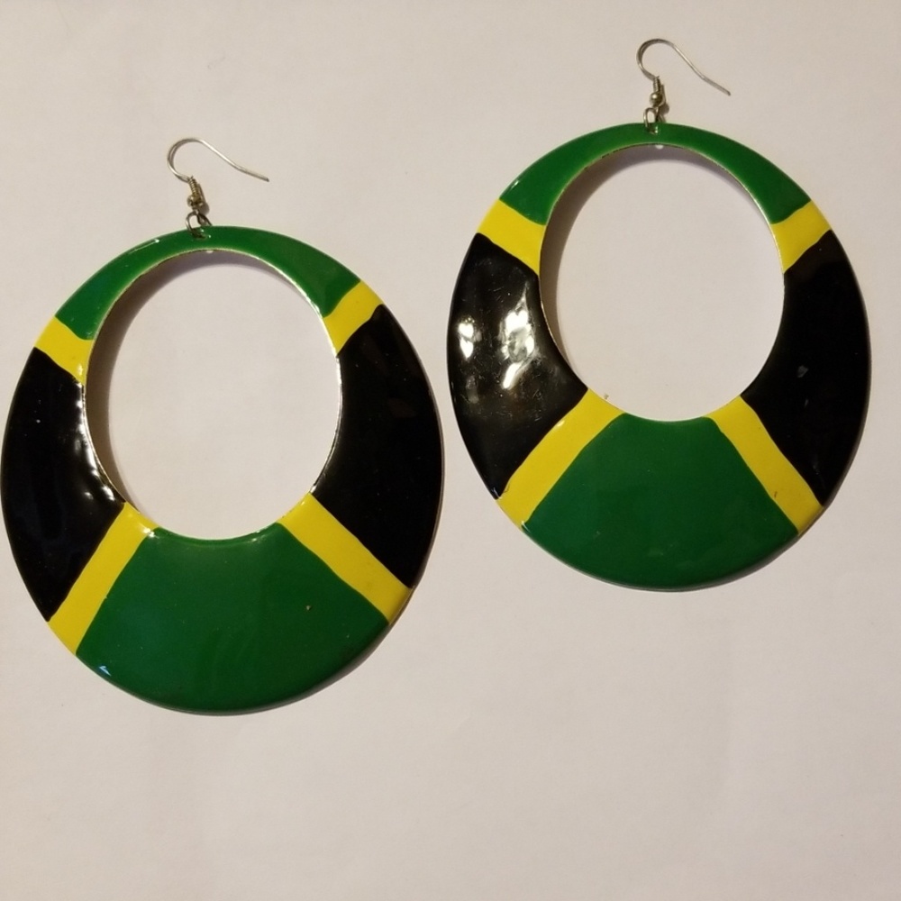 Jamaican flag Earrings